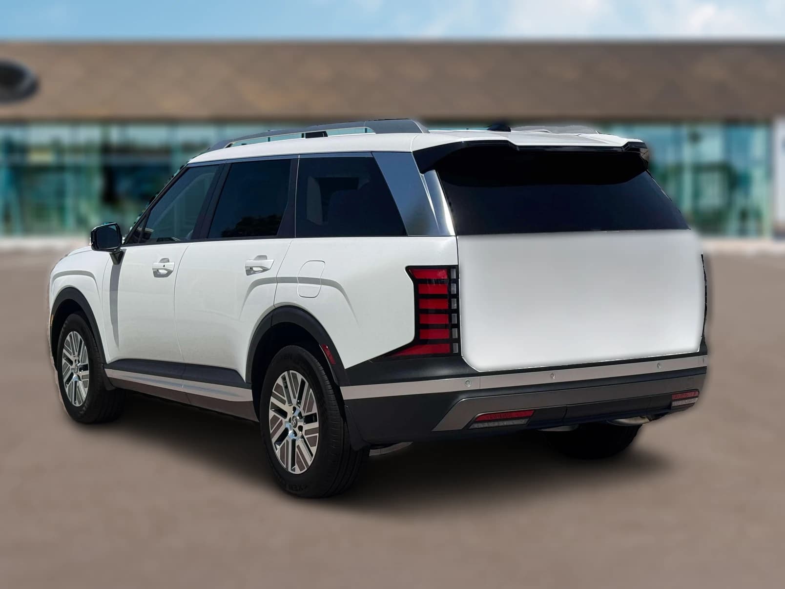 Hyundai Palisade Hybrid Blue SEL 7P FWD 2027 — side view