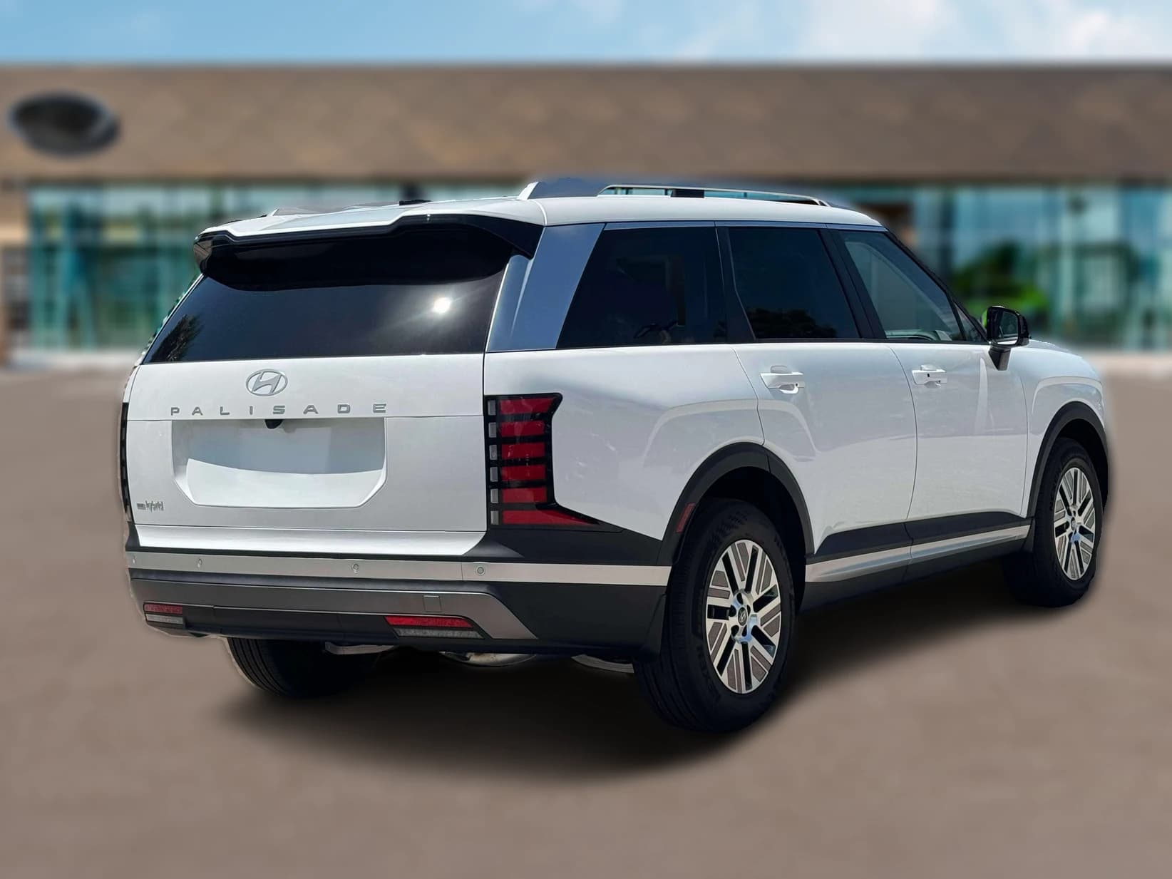 Hyundai Palisade Hybrid Blue SEL 7P FWD 2027 — side view
