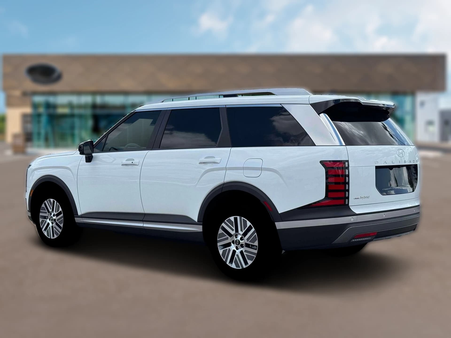 Hyundai Palisade Hybrid Blue SEL 7P FWD 2026 — side view
