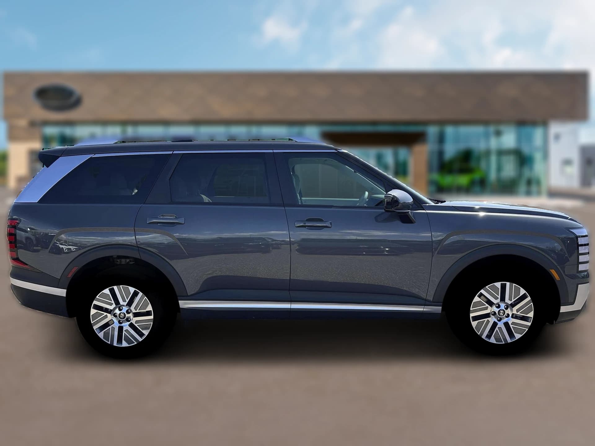 Hyundai Palisade Hybrid Blue SEL 8P FWD 2026 — side view