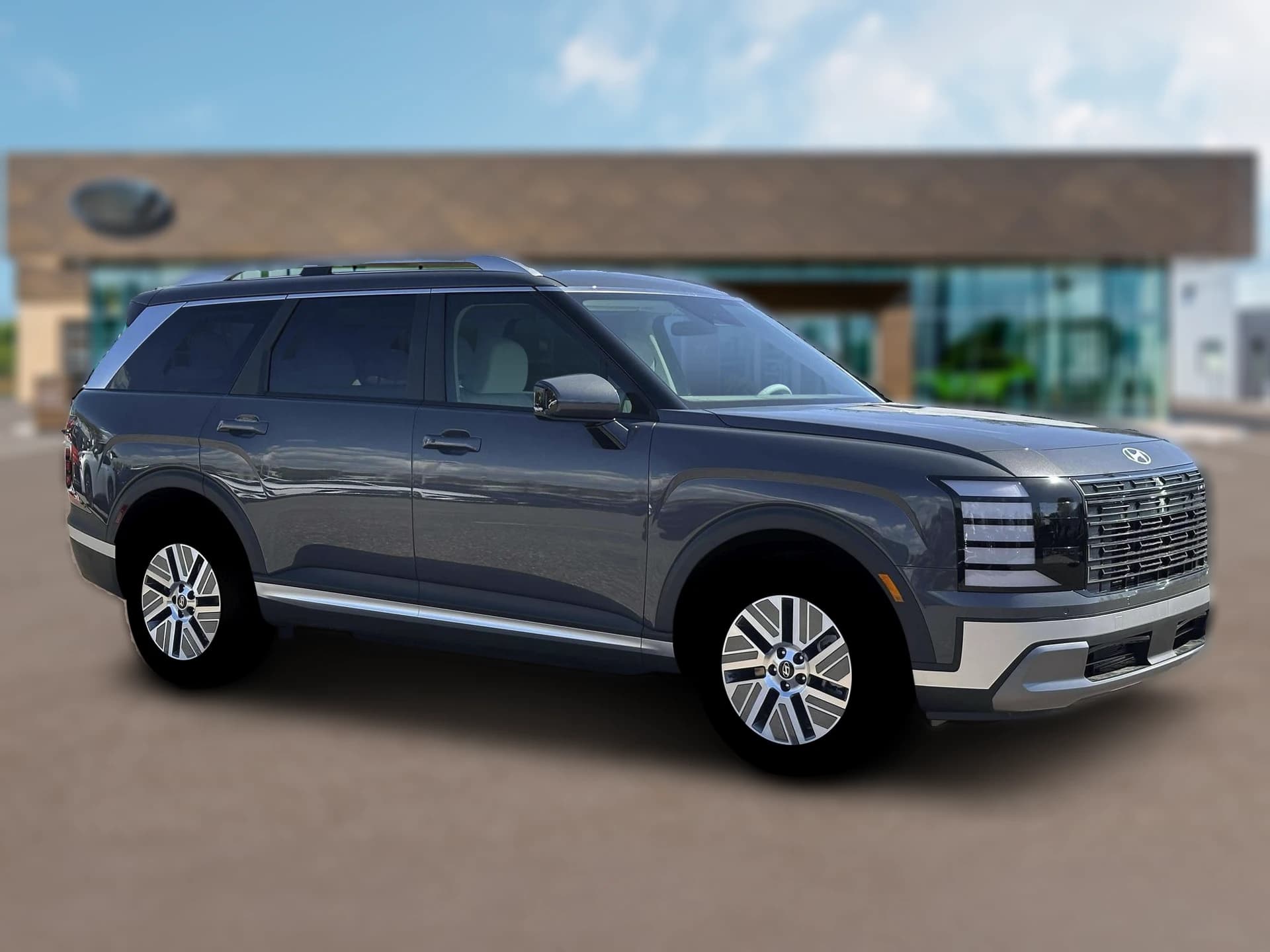 Hyundai Palisade Hybrid Blue SEL 8P FWD 2026 — side view
