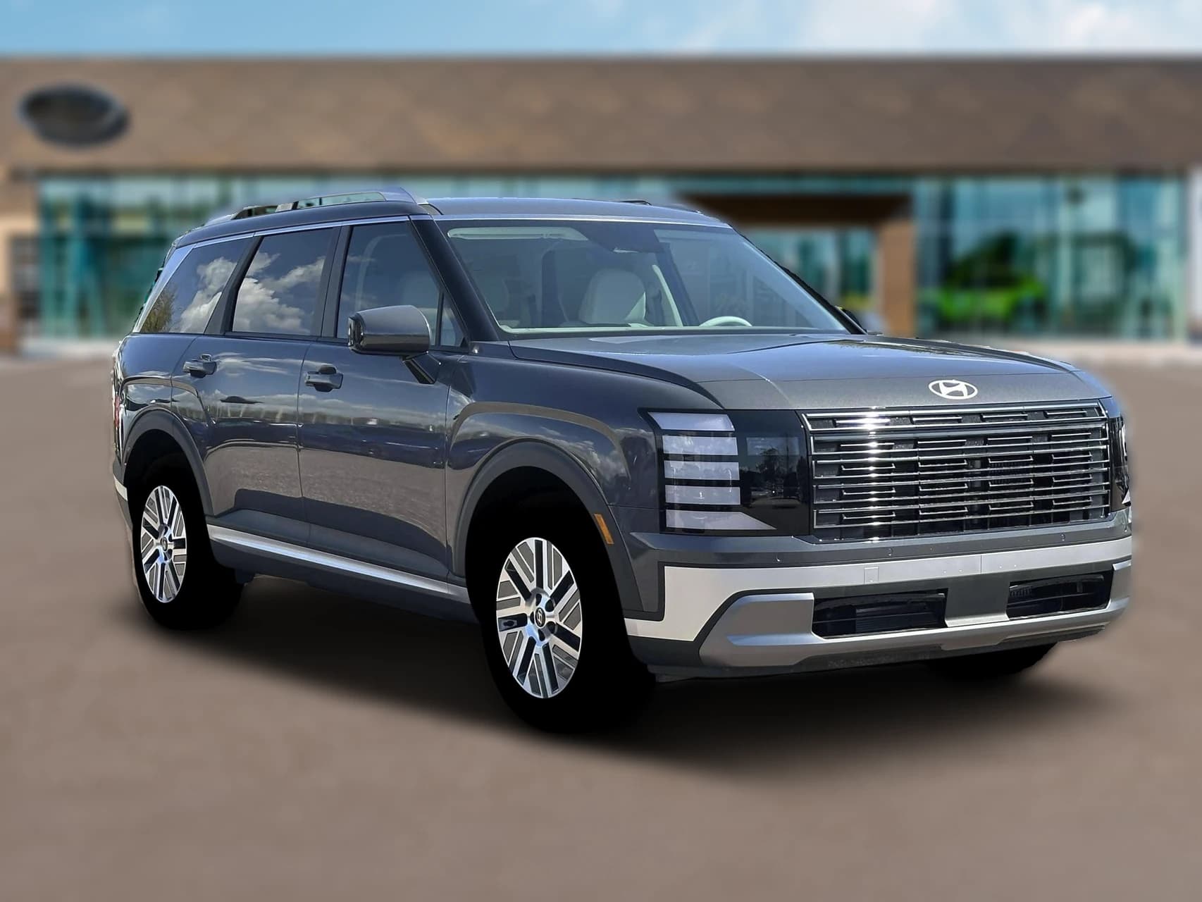 Hyundai Palisade Hybrid Blue SEL 8P FWD 2026 — side view