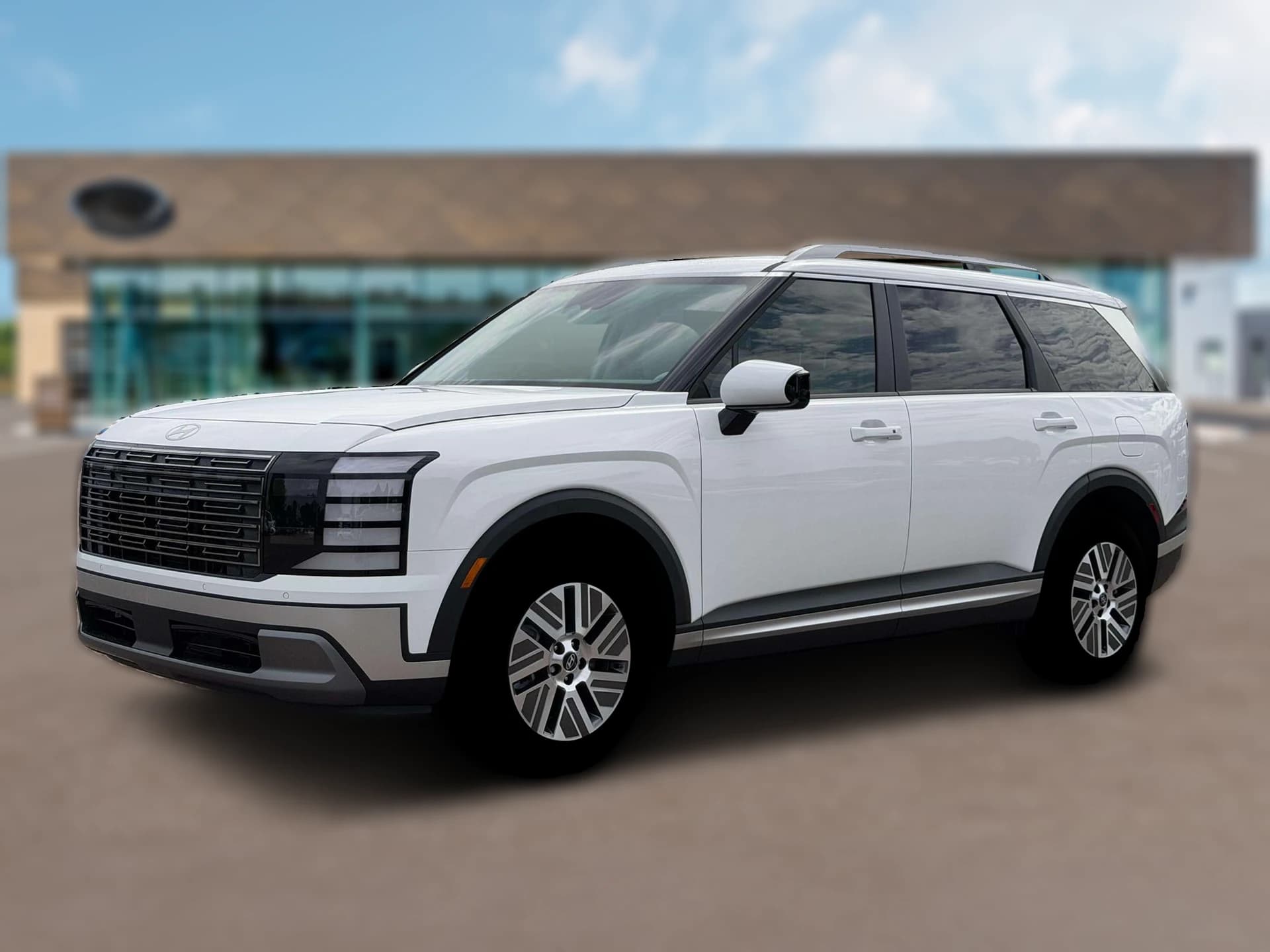 Hyundai Palisade Hybrid Blue SEL 8P FWD 2026 — side view
