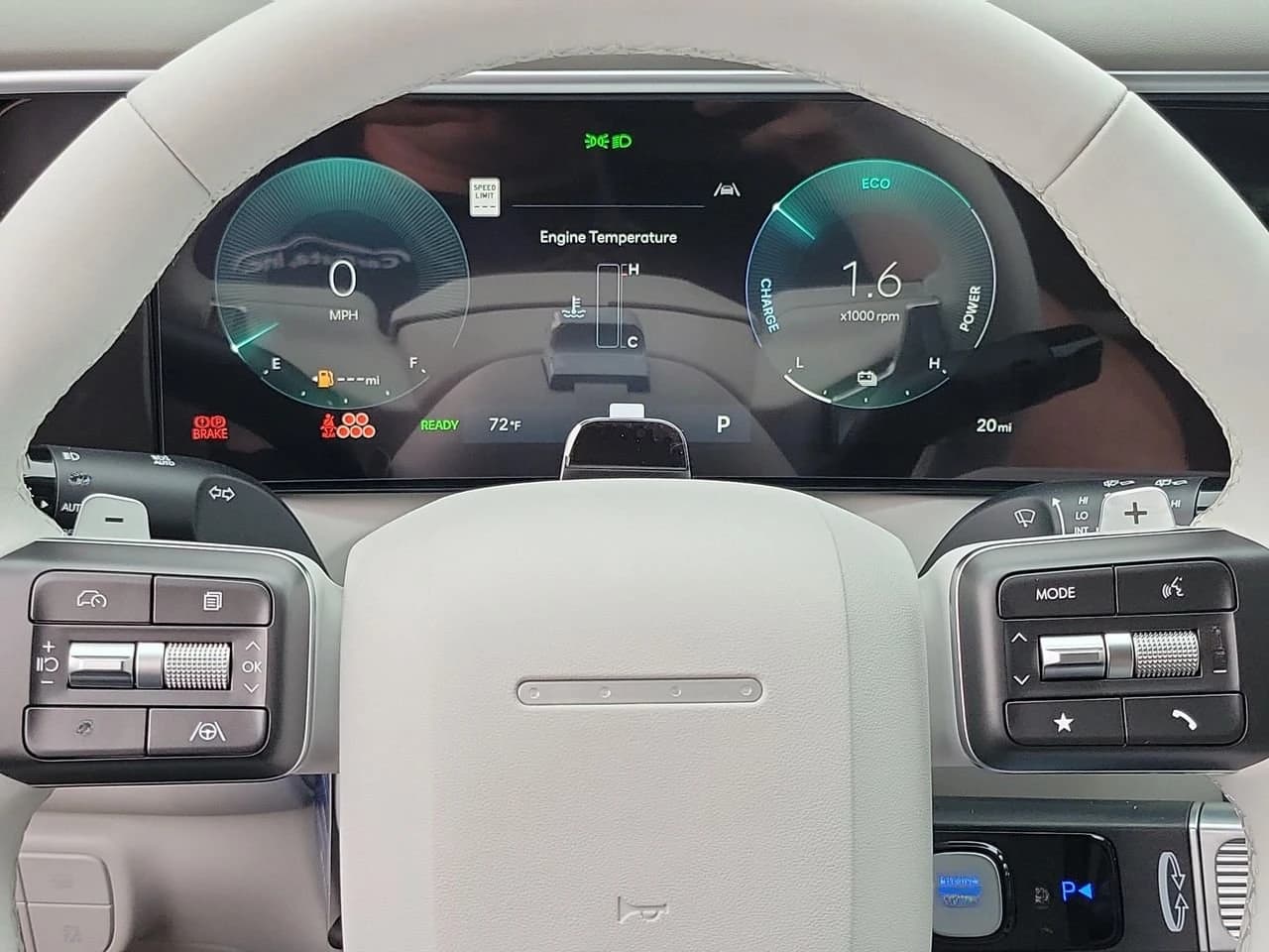 Hyundai Palisade Hybrid Blue SEL 7P FWD 2026 — side view