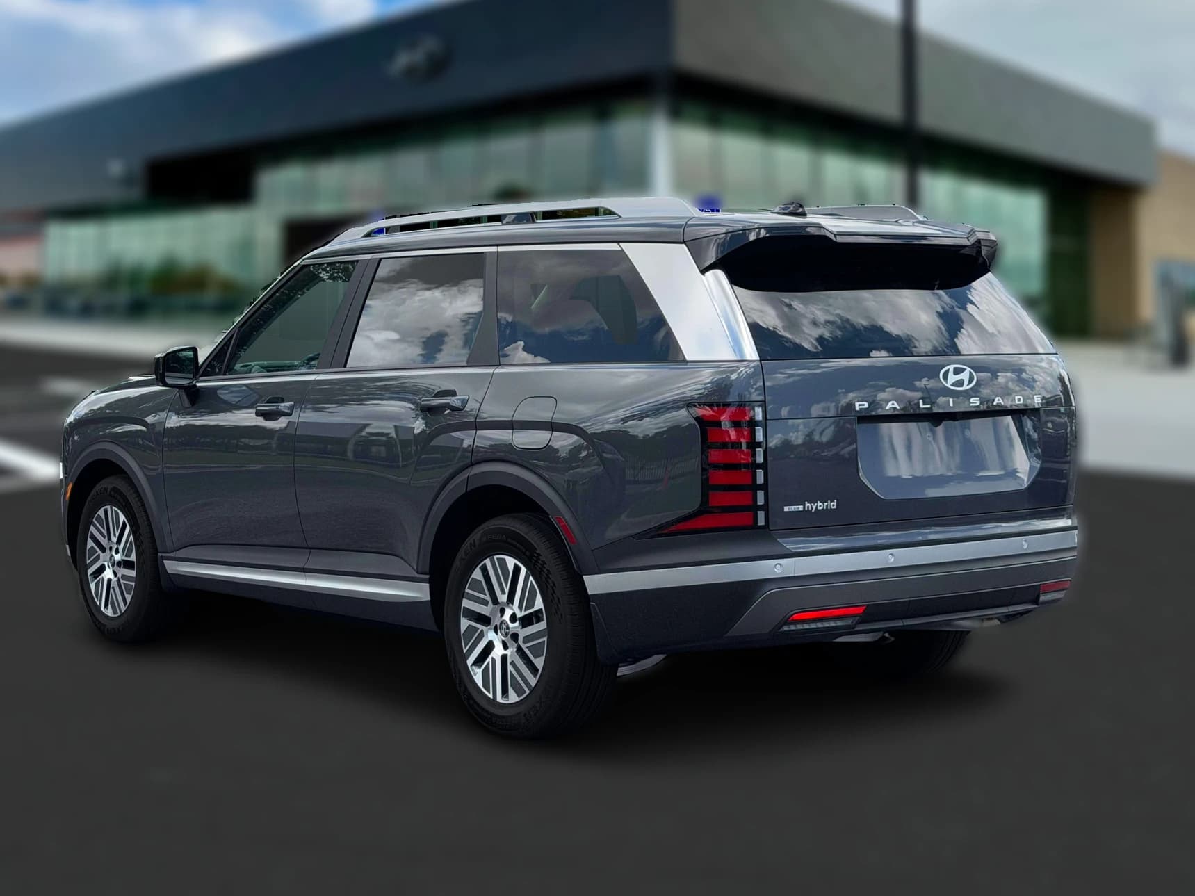 Hyundai Palisade Hybrid Blue SEL 7P FWD 2027 — side view