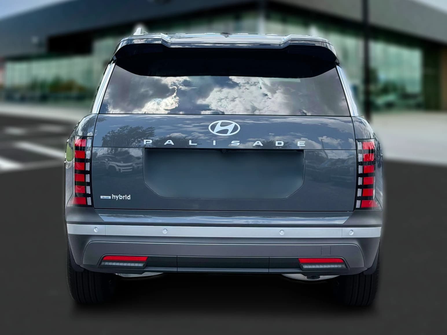 Hyundai Palisade Hybrid Blue SEL 7P FWD 2027 — side view