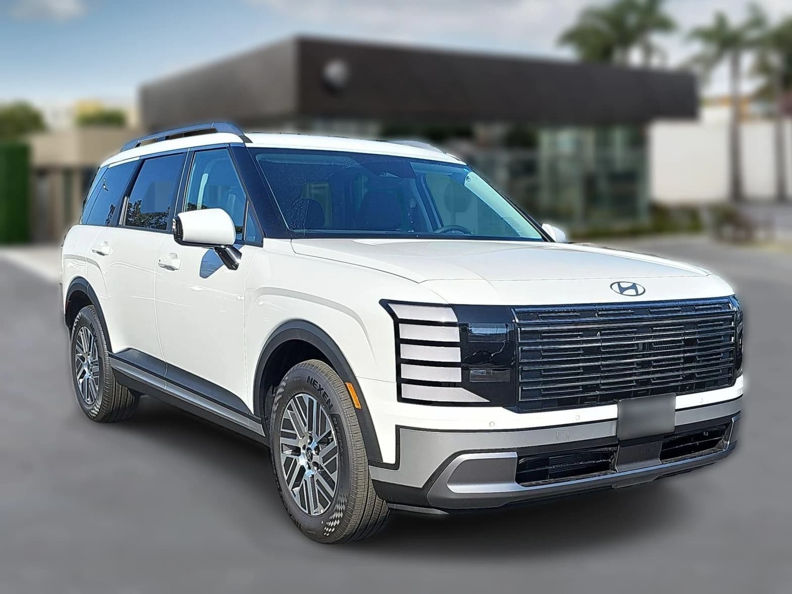 Hyundai Palisade Hybrid Blue SEL 8P FWD 2027 — side view