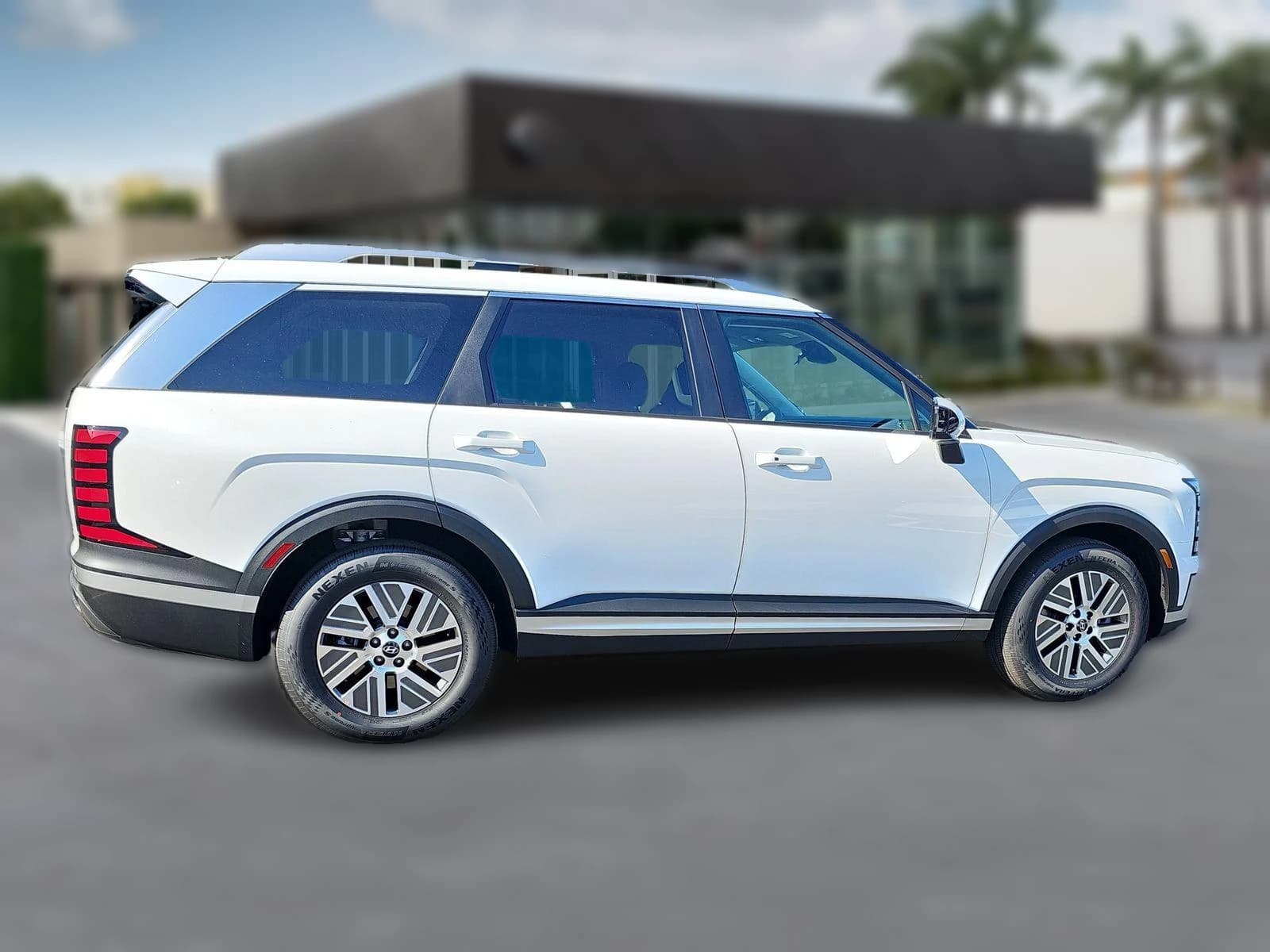 Hyundai Palisade Hybrid Blue SEL 8P FWD 2027 — side view