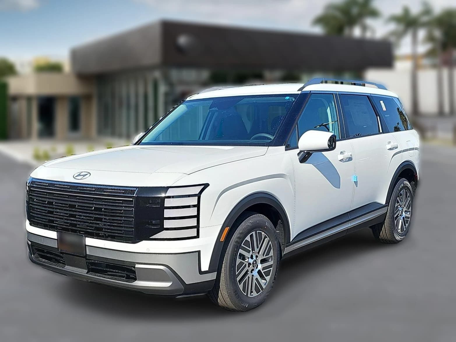 Hyundai Palisade Hybrid Blue SEL 8P FWD 2027 — side view