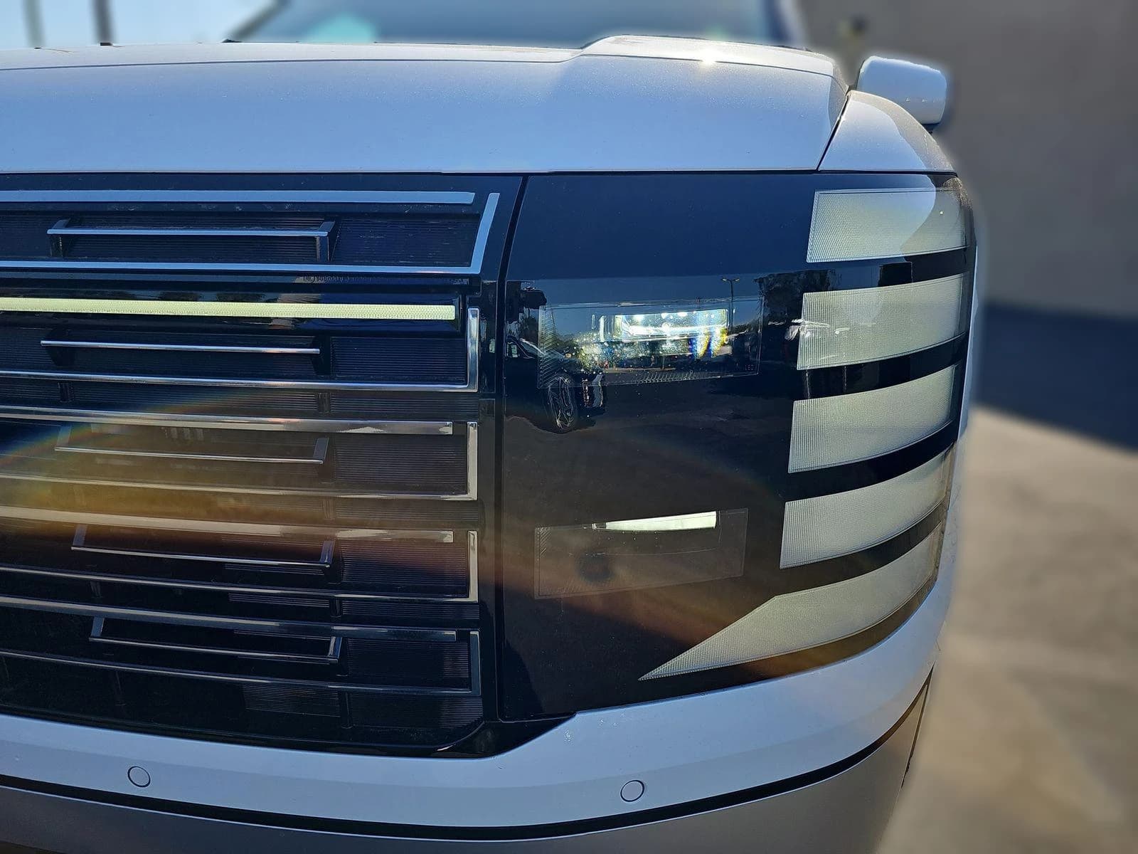 Hyundai Palisade Hybrid Blue SEL 8P FWD 2027 — side view