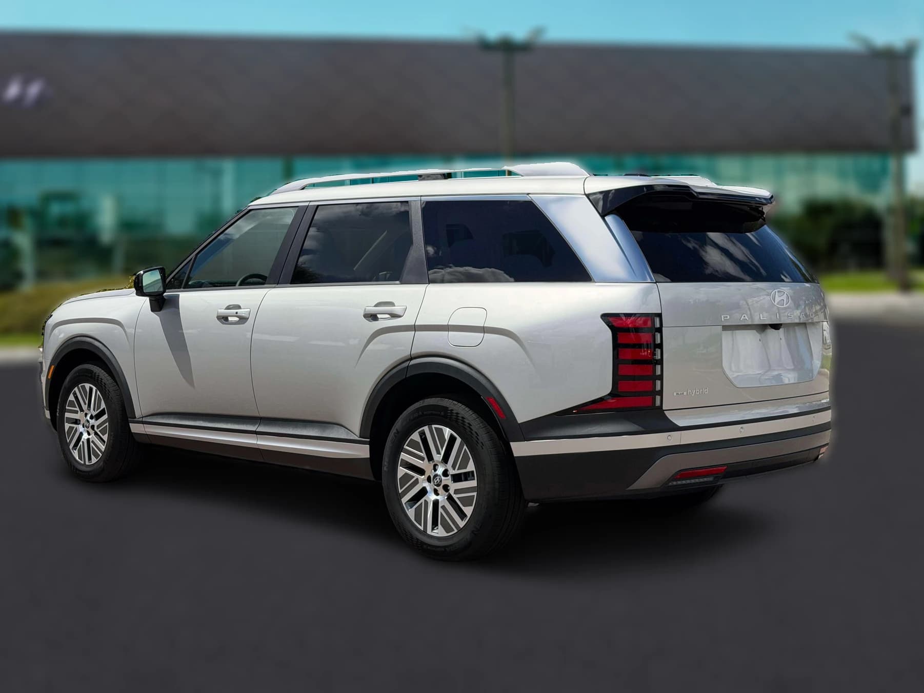 Hyundai Palisade Hybrid Blue SEL 8P FWD 2027 — side view