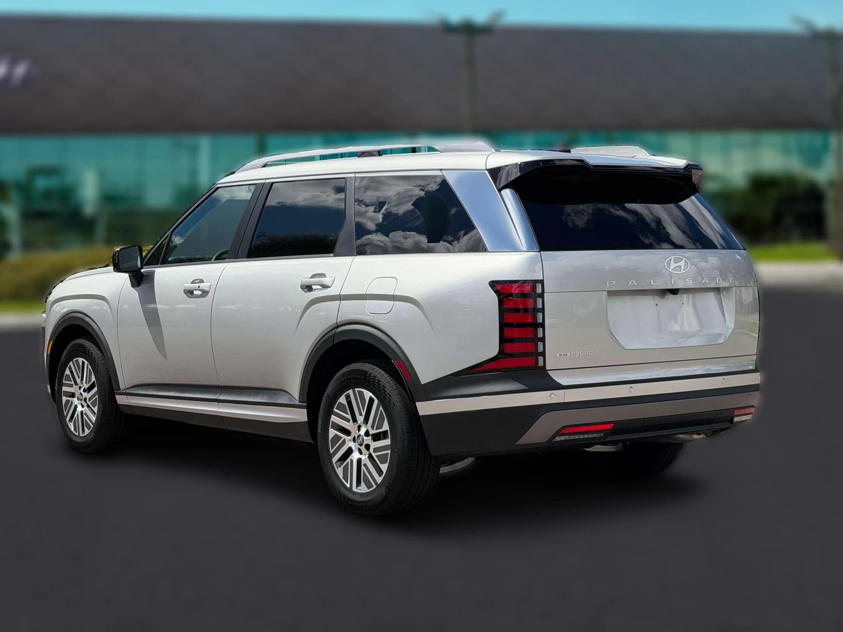 Hyundai Palisade Hybrid Blue SEL 8P FWD 2027 — side view
