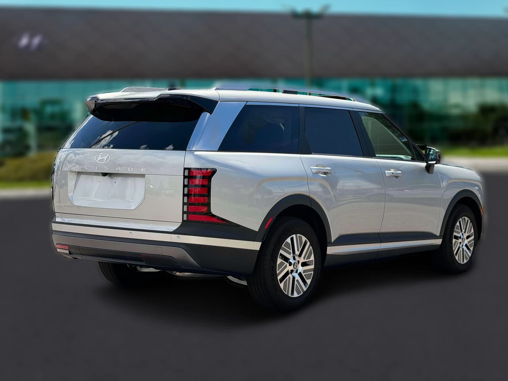 Hyundai Palisade Hybrid Blue SEL 8P FWD 2027 — side view