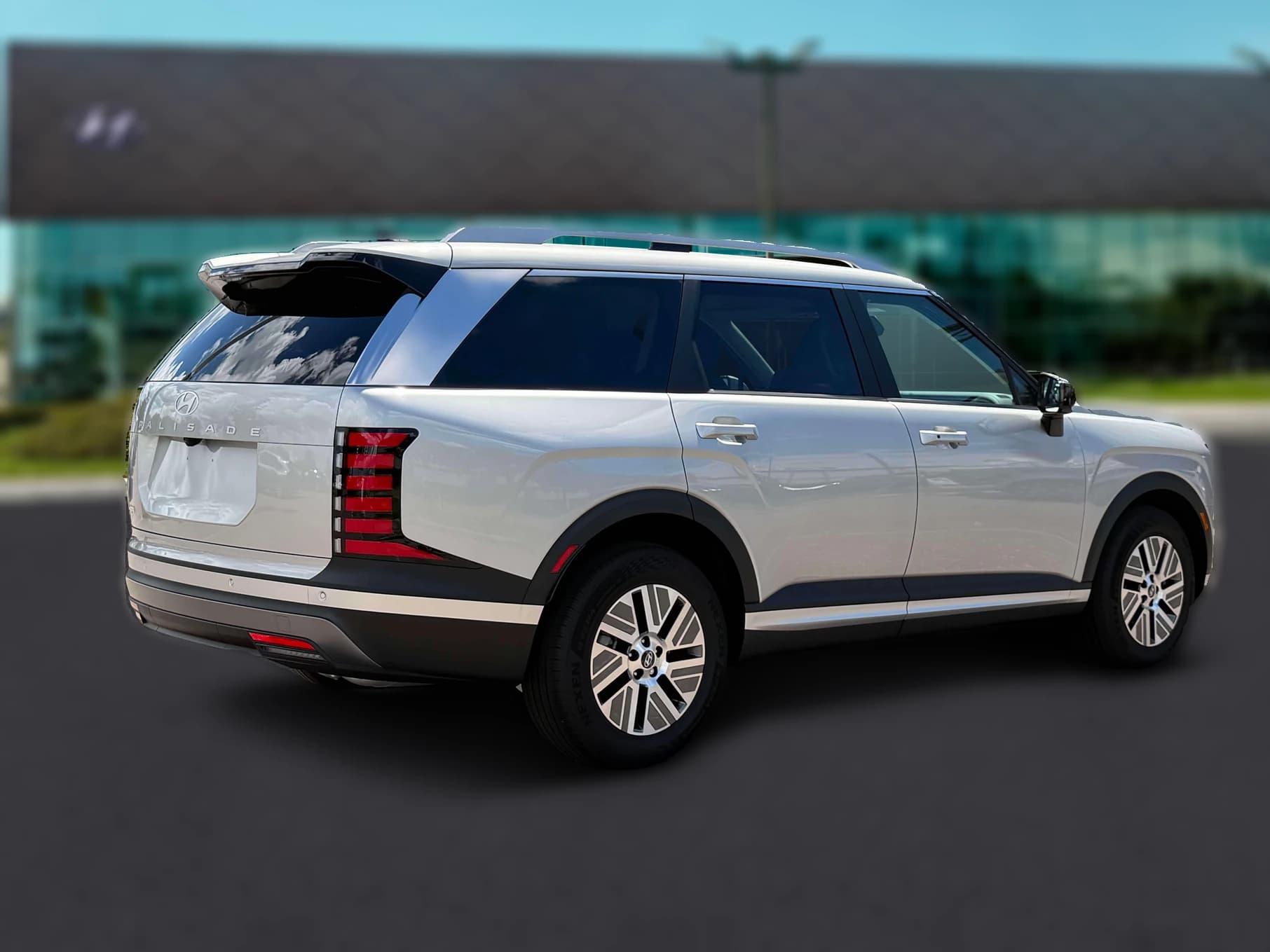 Hyundai Palisade Hybrid Blue SEL 8P FWD 2027 — side view