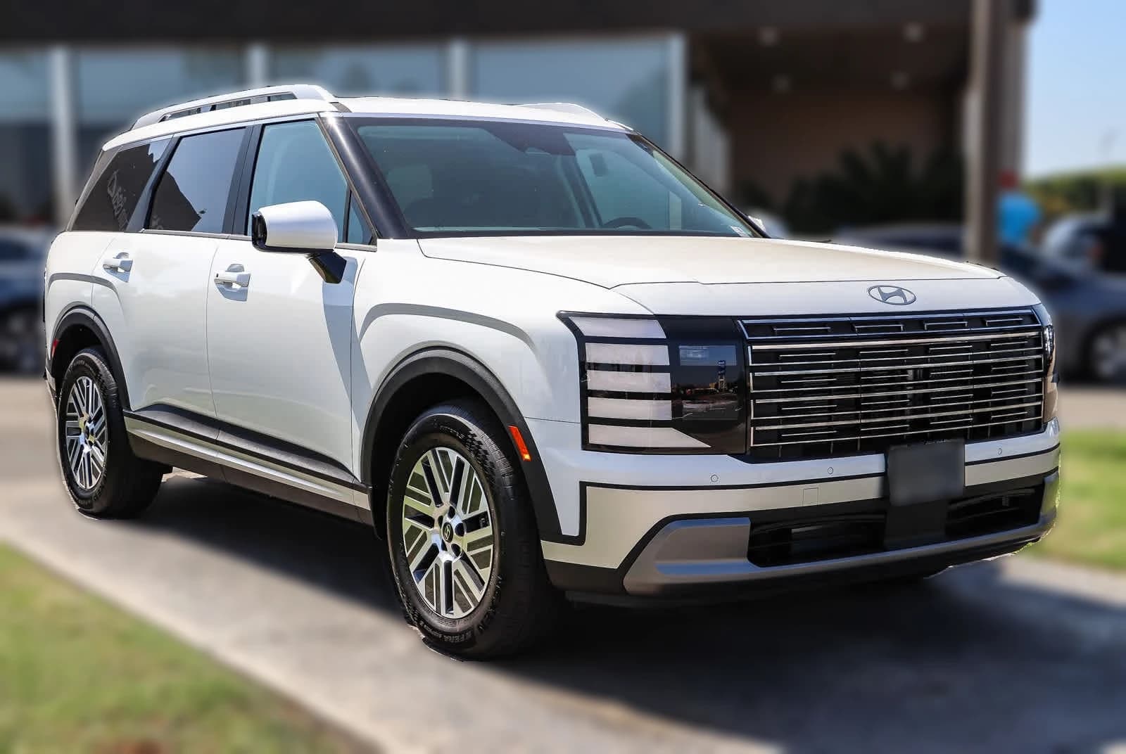 Hyundai Palisade Hybrid Blue SEL 7P FWD 2027 — side view