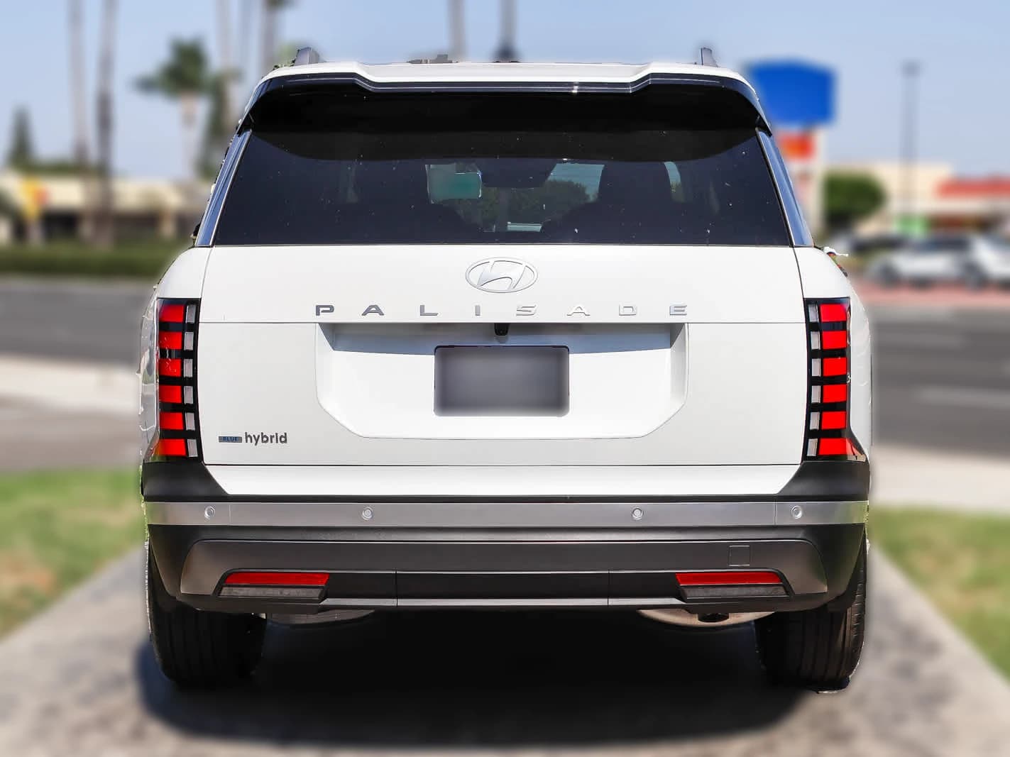 Hyundai Palisade Hybrid Blue SEL 7P FWD 2027 — side view