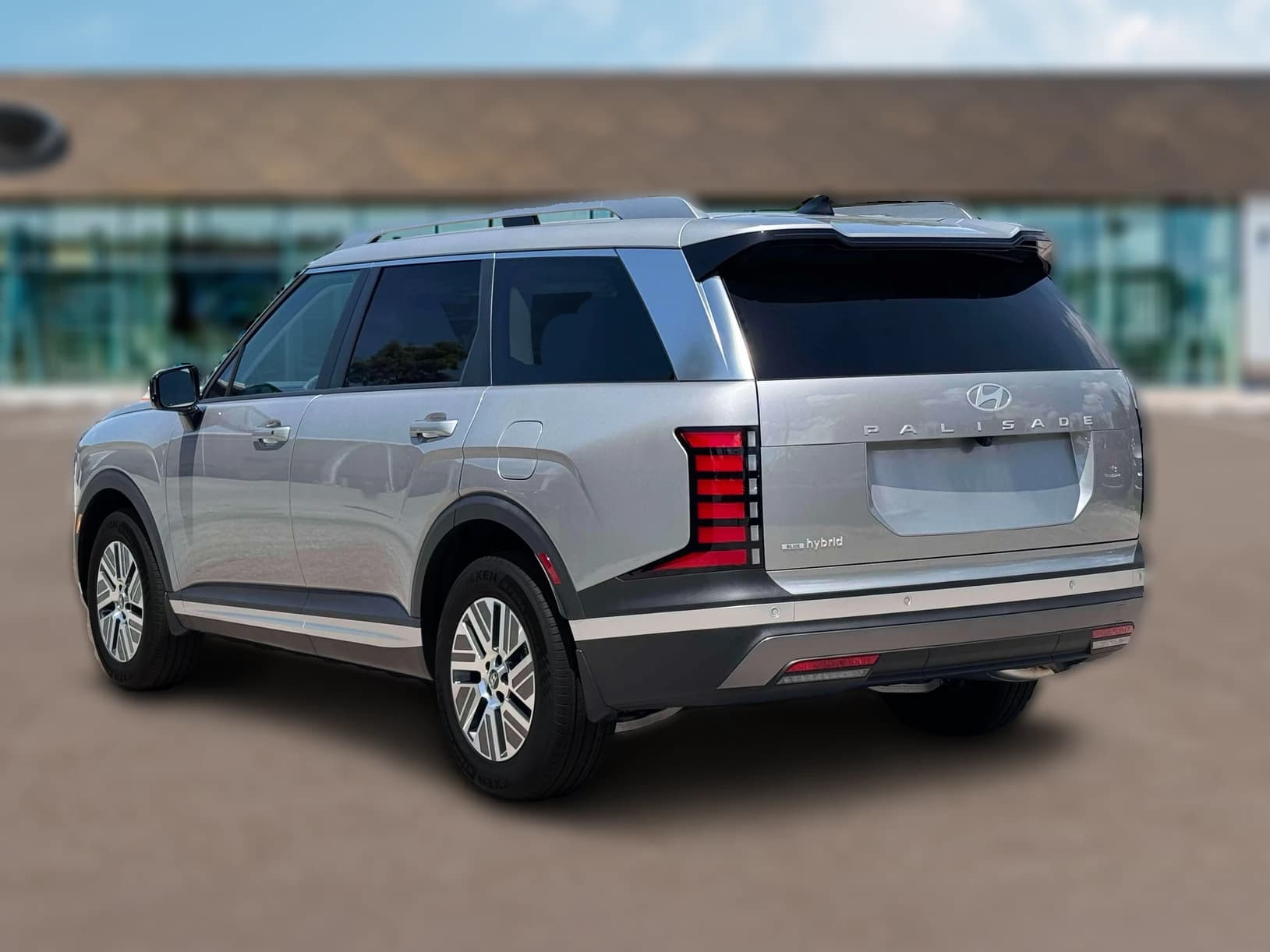 Hyundai Palisade Hybrid Blue SEL 7P FWD 2027 — side view