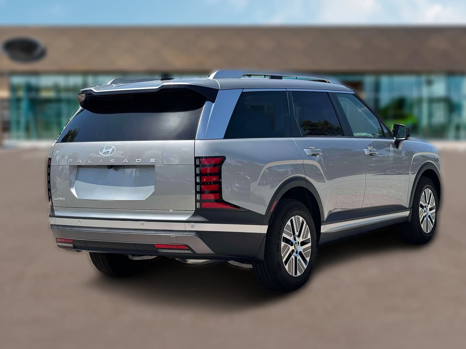 Hyundai Palisade Hybrid Blue SEL 7P FWD 2027 — side view