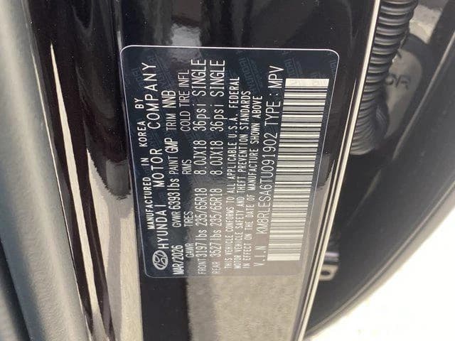 Hyundai Palisade Hybrid SEL 8P AWD 2026 — side view