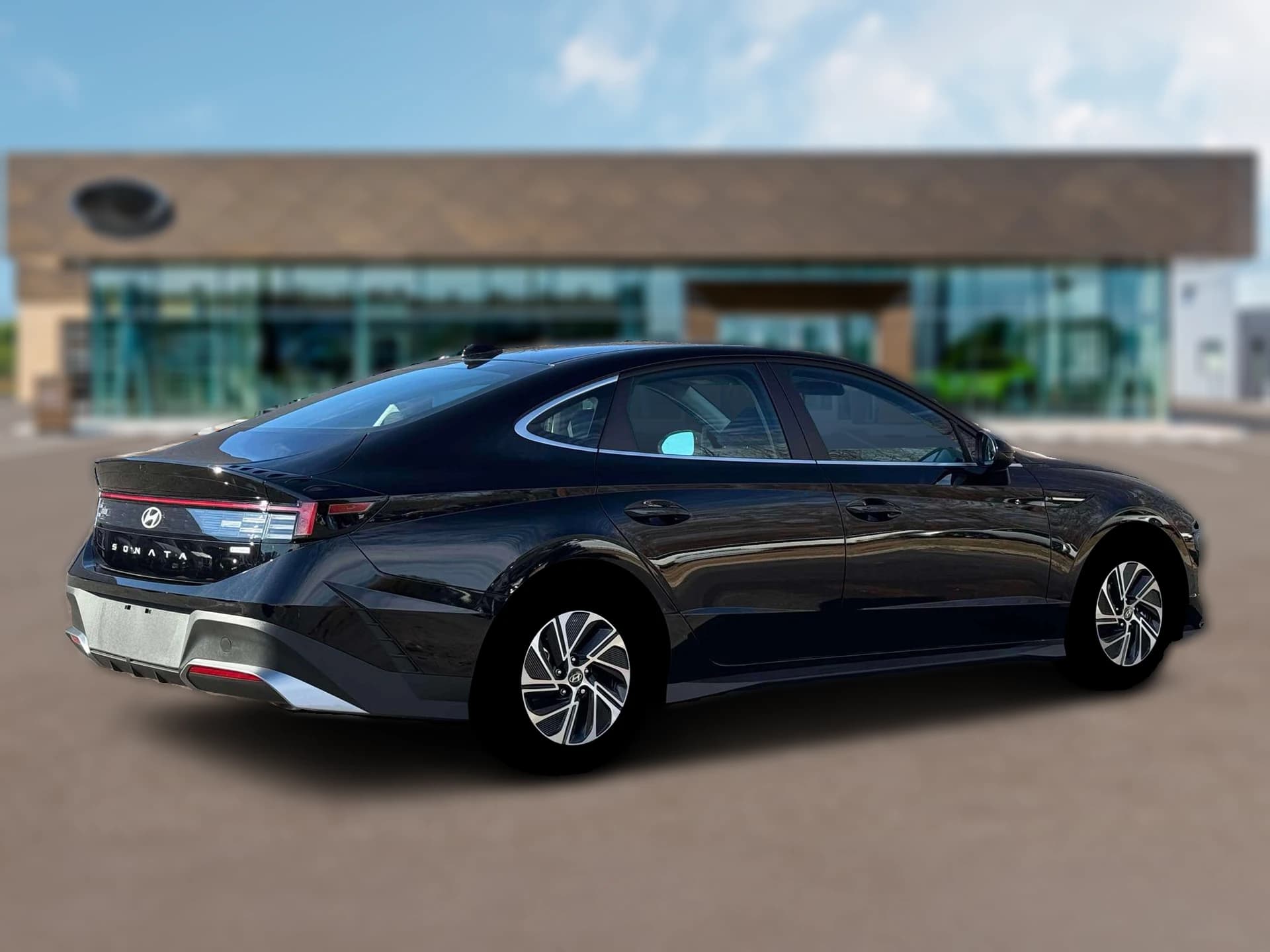 Hyundai Sonata Hybrid Blue FWD 2026 — side view