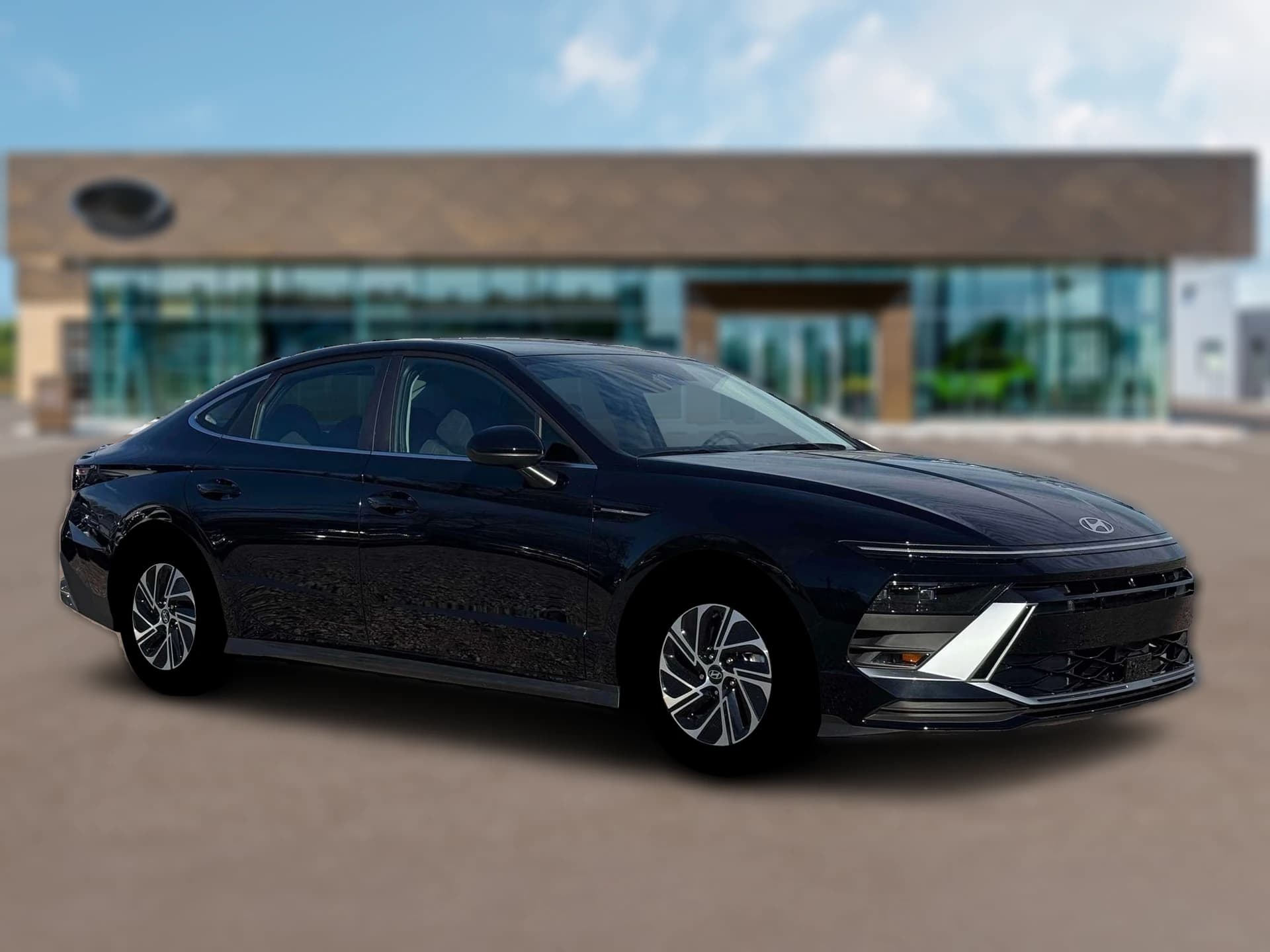 Hyundai Sonata Hybrid Blue FWD 2026 — side view