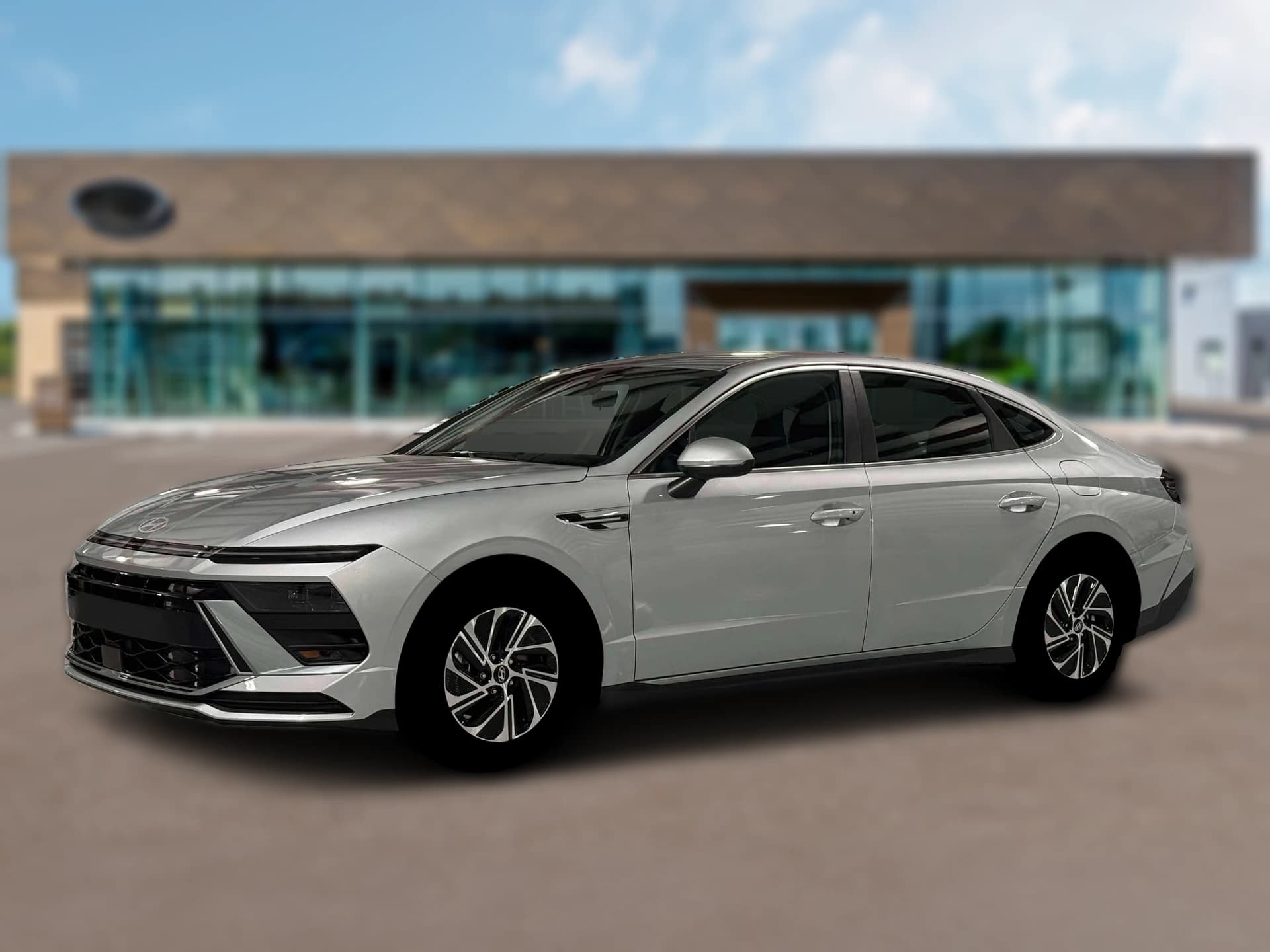 Hyundai Sonata Hybrid Blue FWD 2026 — side view