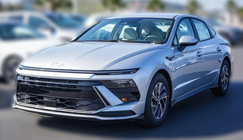 Hyundai Sonata Hybrid Blue FWD 2026 — side view