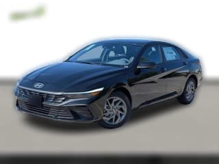 Hyundai Elantra Hybrid Blue Sedan