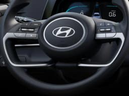Hyundai Elantra Hybrid Blue Sedan 2026 — side view