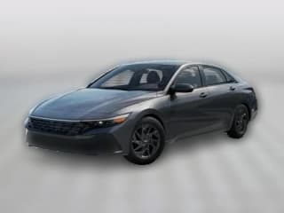 Hyundai Elantra Hybrid Blue Sedan
