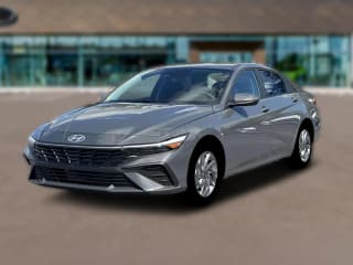 Hyundai Elantra Hybrid Blue Sedan