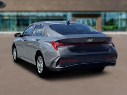 Hyundai Elantra Hybrid Blue Sedan 2026 — side view
