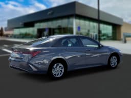 Hyundai Elantra Hybrid Blue Sedan 2026 — side view