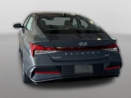 Hyundai Elantra Hybrid Blue Sedan 2026 — side view