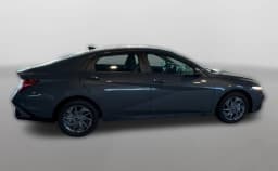 Hyundai Elantra Hybrid Blue Sedan 2026 — side view