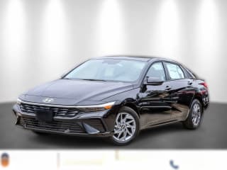 Hyundai Elantra Hybrid Blue Sedan