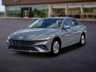 Hyundai Elantra Hybrid Blue Sedan
