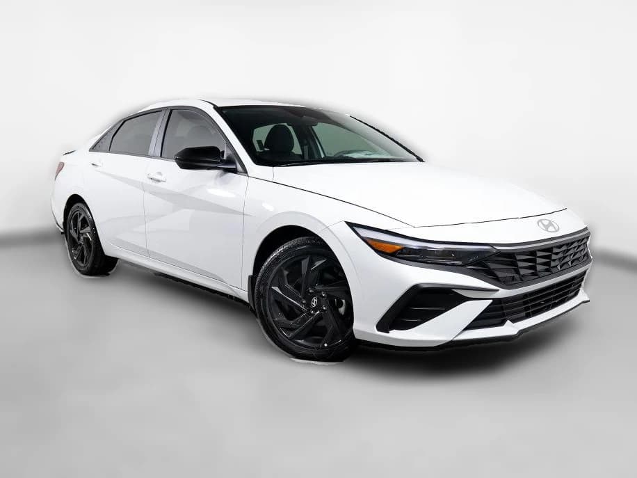 Hyundai Elantra Hybrid SEL Sport Sedan 2026 — side view