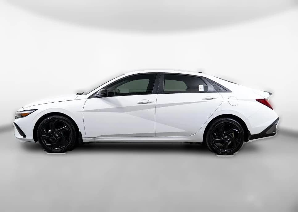 Hyundai Elantra Hybrid SEL Sport Sedan 2026 — side view