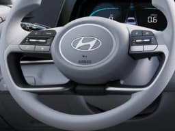 Hyundai Elantra Hybrid Blue Sedan 2026 — side view