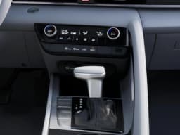 Hyundai Elantra Hybrid Blue Sedan 2026 — side view