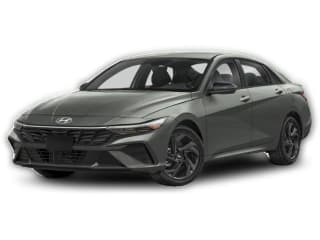 Hyundai Elantra Hybrid Blue Sedan