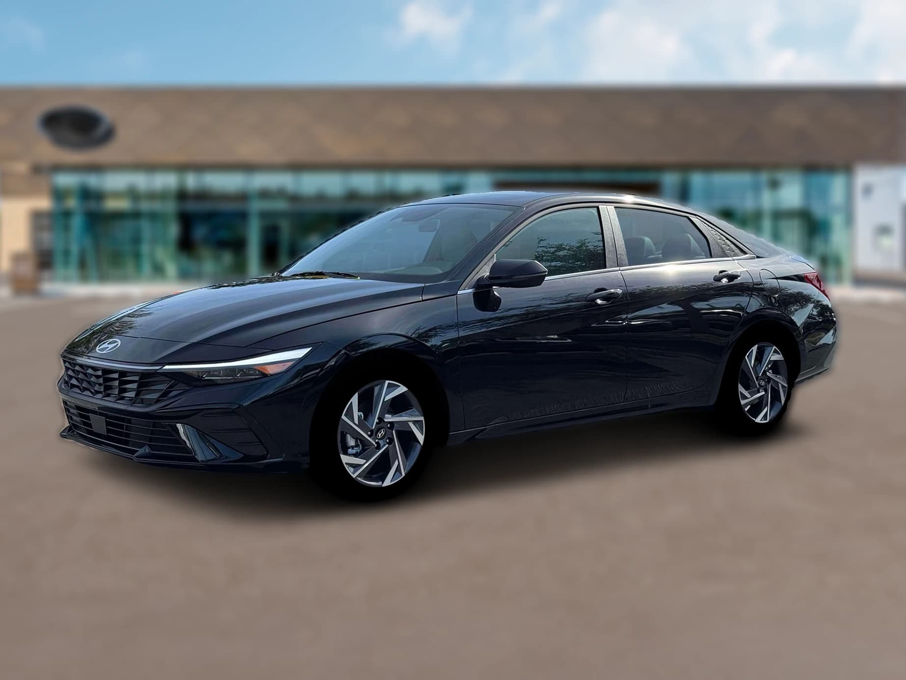 Hyundai Elantra Hybrid Limited Sedan 2026 — side view