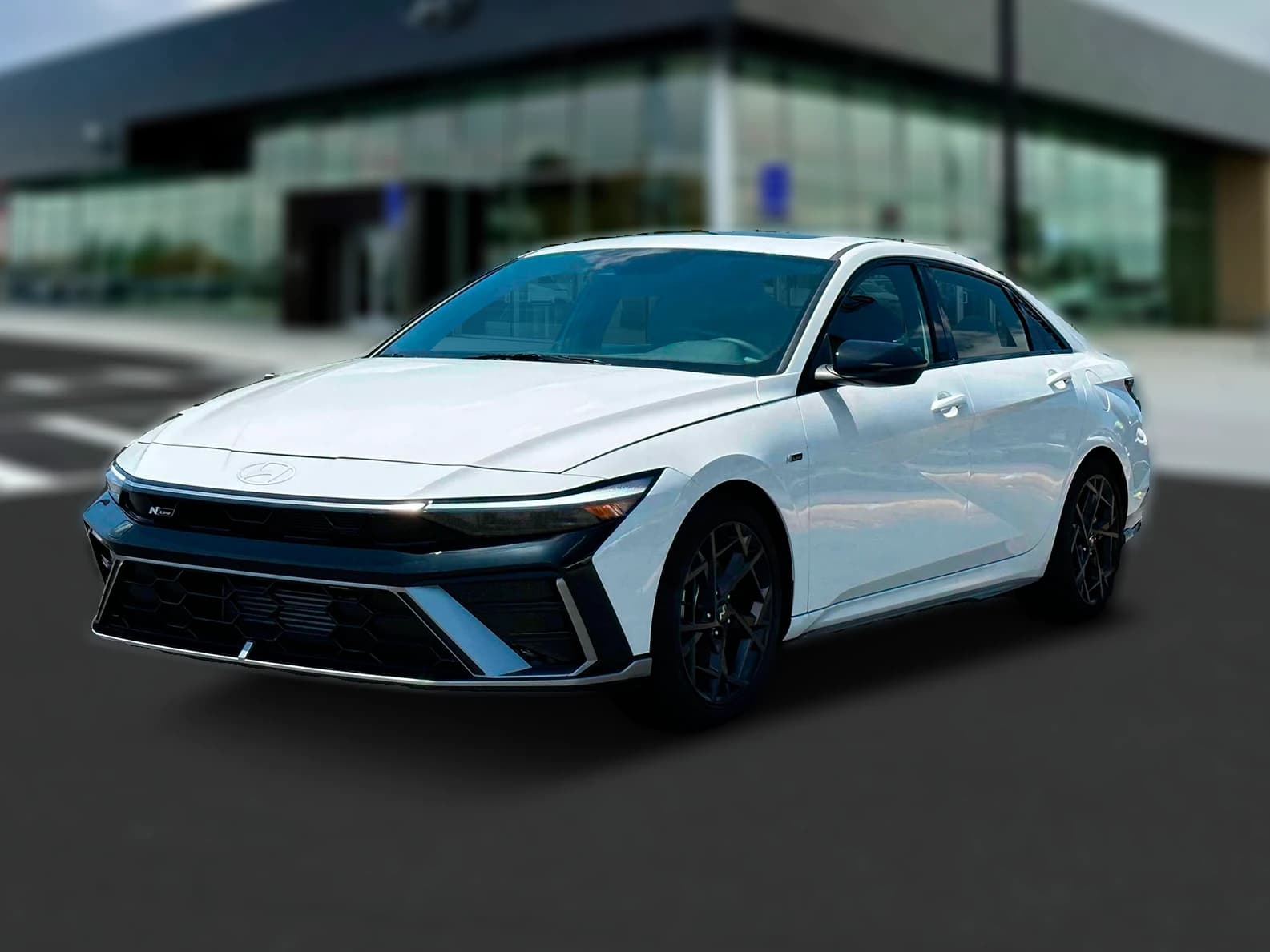 Hyundai Elantra N Line DCT 2025 — side view