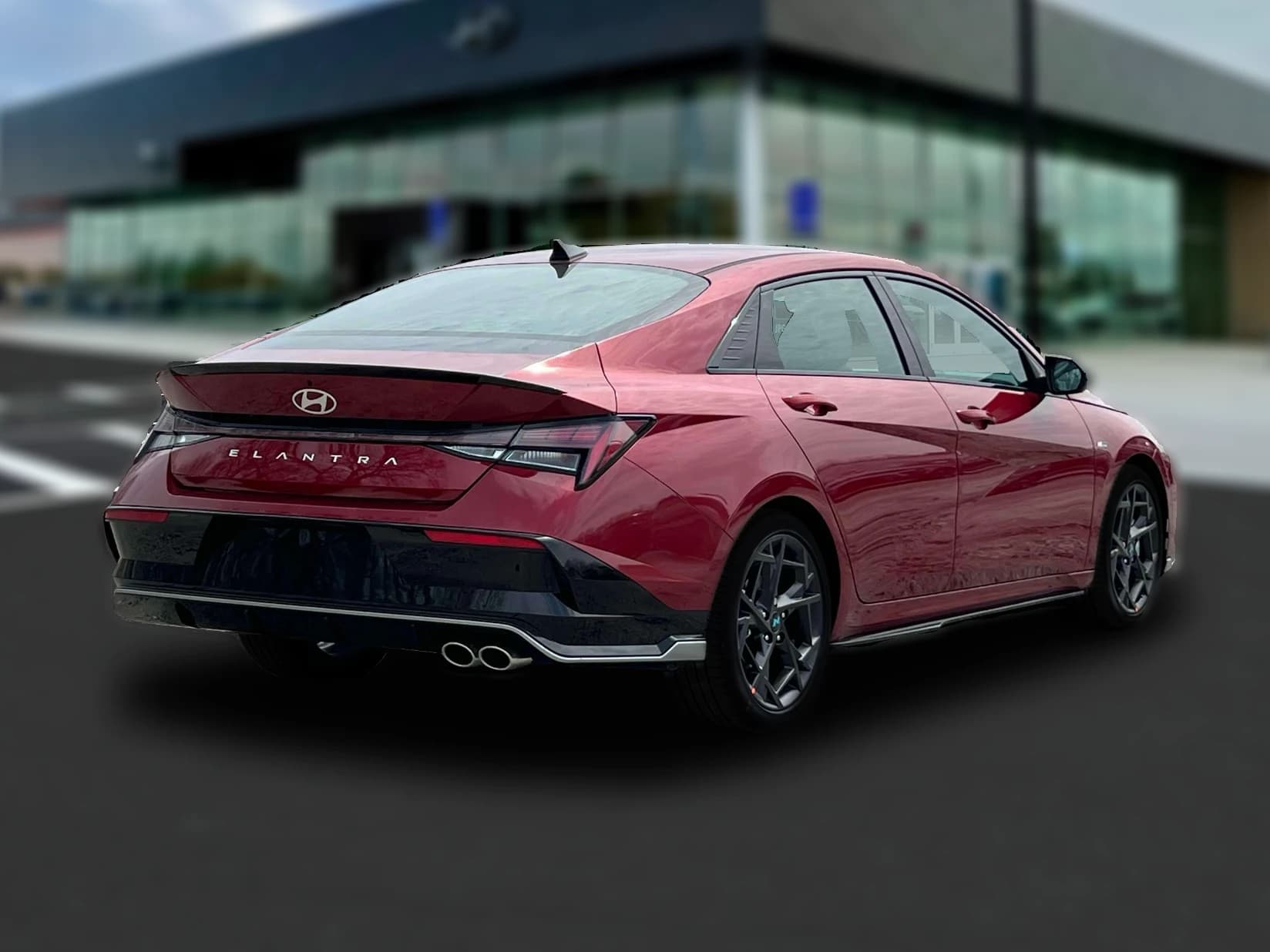 Hyundai Elantra N Line DCT 2025 — side view