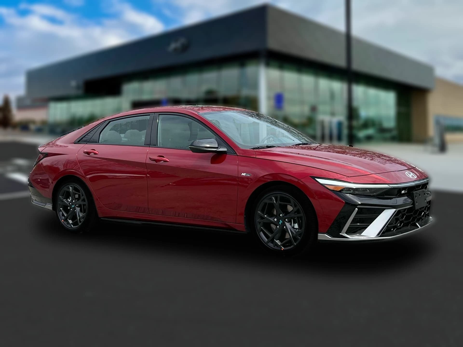 Hyundai Elantra N Line DCT 2025 — side view