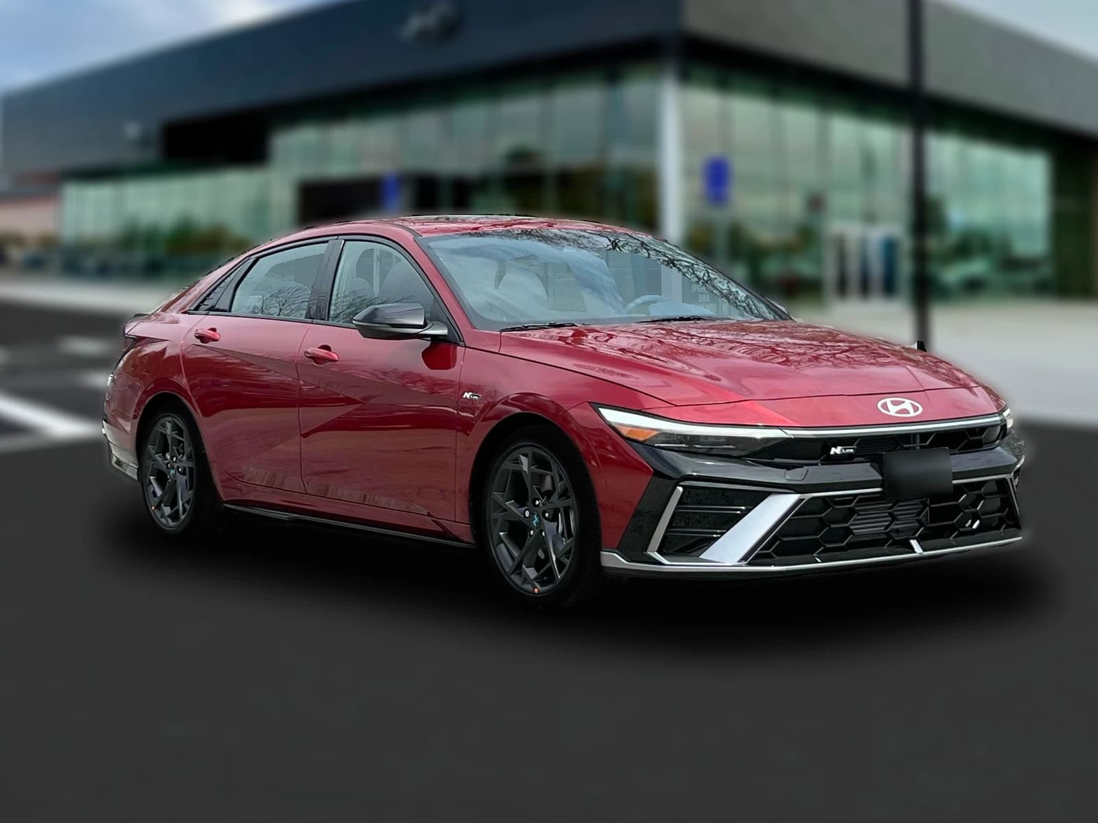 Hyundai Elantra N Line DCT 2025 — side view