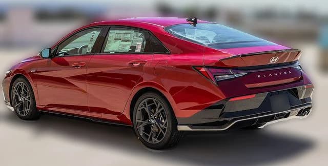 Hyundai Elantra N Line DCT 2026 — side view