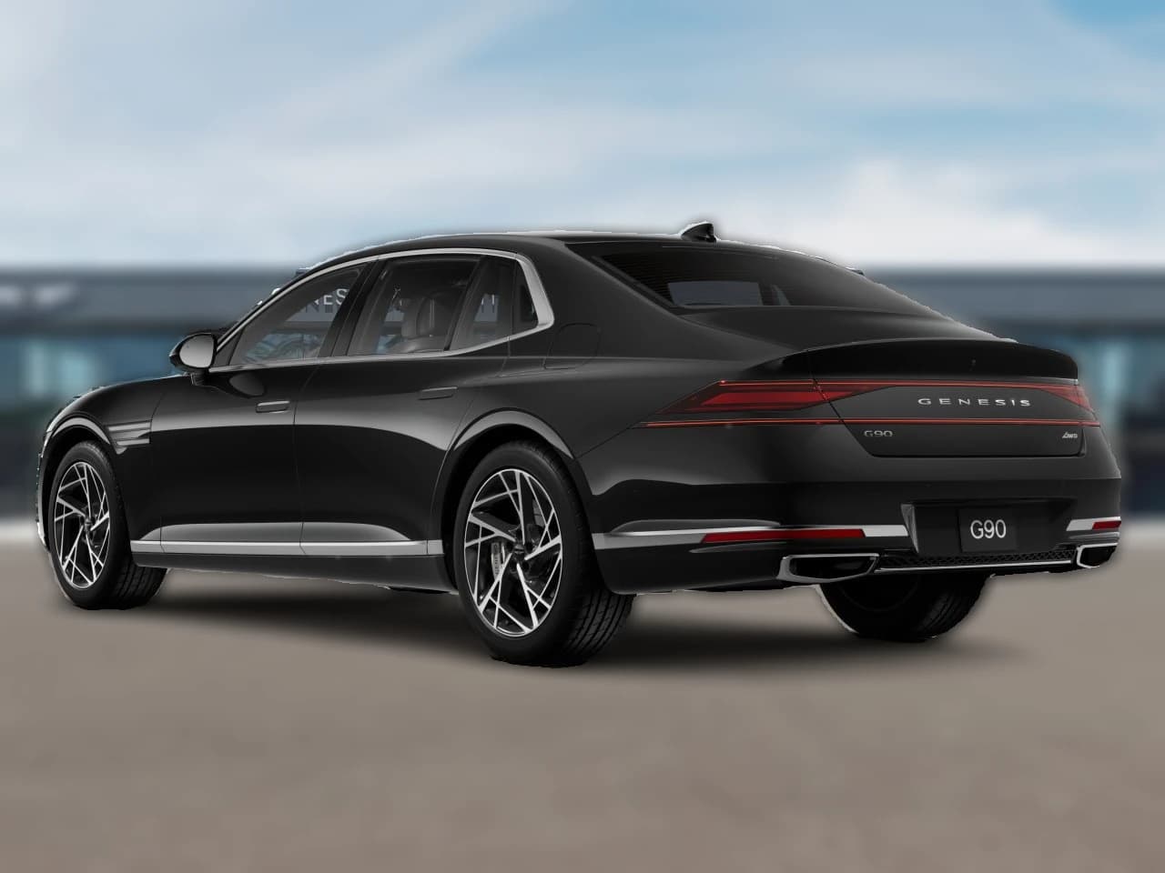 Genesis G90 3.5T AWD 2026 — side view