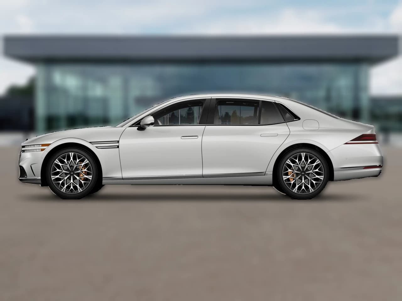 Genesis G90 3.5T e-SC AWD 2026 — side view
